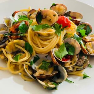 Spaghetti alle Vongole e pomodorini