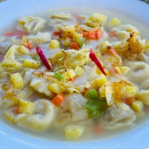 Tortellini al brodo vegetale