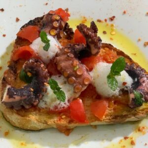 Bruschetta di Polipo