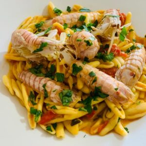Cavatelli con Cicale di Mare e pomodorini