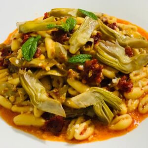 Cavatelli con Nduja e Carciofi