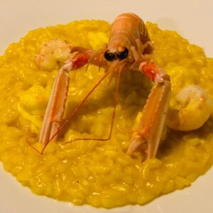 Risotto Zafferano e Scampi