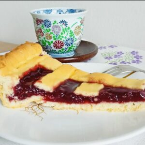 Crostata (senza burro) con marmellata