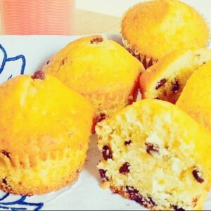 Muffin classici con gocce di cioccolato