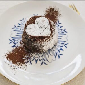 Tortino con cuore caldo al cioccolato